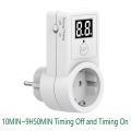 EU Plug Timer Switch  Saving Digital Kitchen Timer Outlet Week Hour Programmable Timing Socket. 