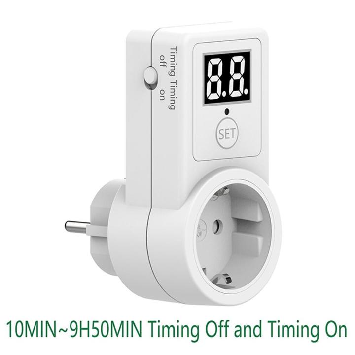 EU Plug Timer Switch  Saving Digital Kitchen Timer Outlet Week Hour Programmable Timing Socket