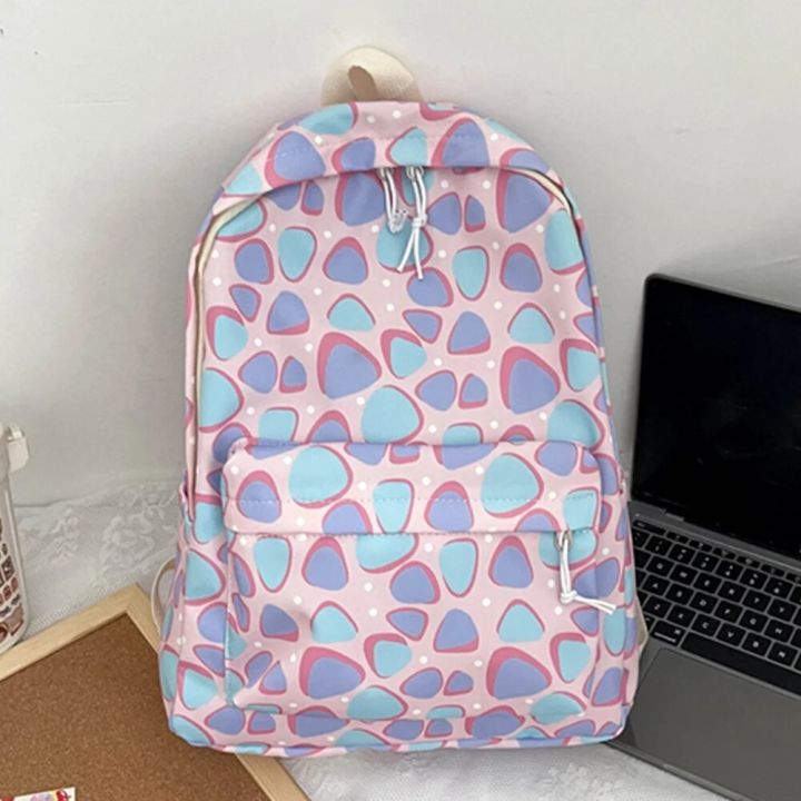 3pcs/set%20Computer%20Bag%20Large%20Capacity%20Fashion%20Women%20Nylon%20Casual%20Backpack%20Adjustable%20Strap%20School%20Knapsack%20Cute%20Gradient%20for%20Gift%20-%20Image%207