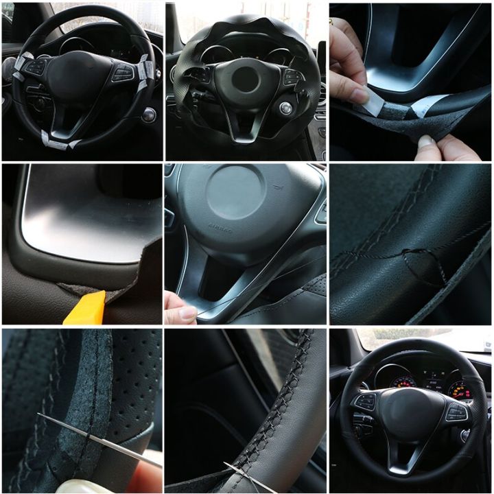 Car%20Steering%20Wheel%20Cover%20For%20Citroen%20C4%20C4L%202011-2015%20DS4%20Customize%20DIY%20Steering%20Wrap%20Microfiber%20Leather%20Hand%20Sewing%20-%20Image%209