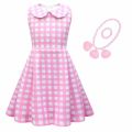 Summer New Children's Lapel Skirt Cosplay Barbie Character Girl Vest Dress 81578.