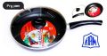 Kiam Non Stick Fry Pan With Glass Lid 22CM. 