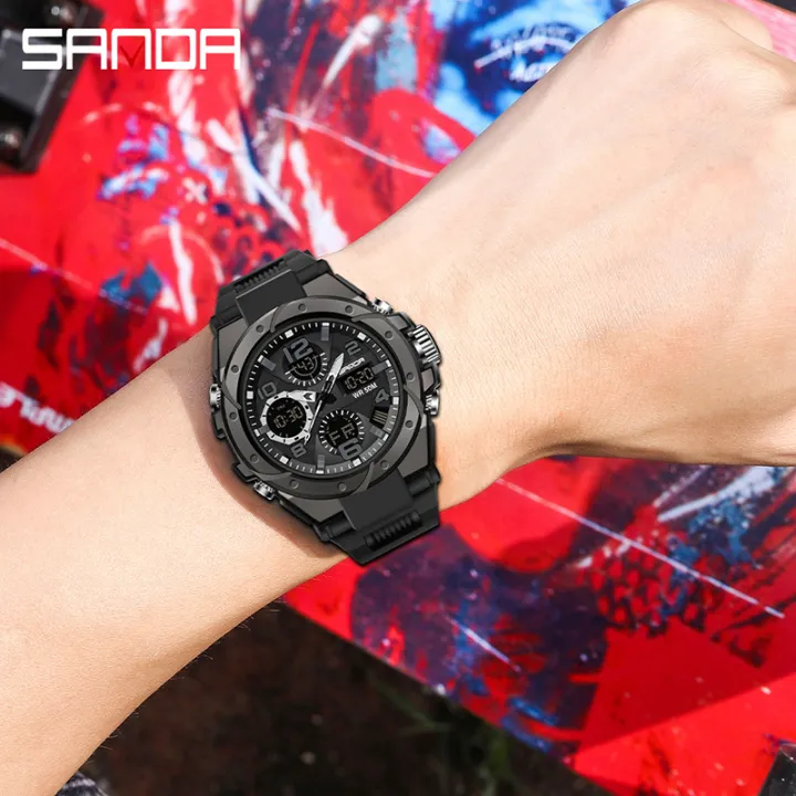 Sanda%206008%20watch%20fashion%20sports%20multi-function%20student%20electronic%20watch%20men's%20waterproof%20quartz%20watch%20one%20generation%20wholesale%20-%20Image%203