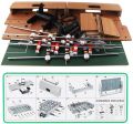 Chendaorong Table Football Soccer Tabletop Foosball Table For Adults And Kids Portable Mini Size Foosball Soccer Tabletops Kids Family Play Sports Fun. 