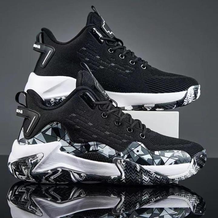 Men's%202024%20New%20Thick-soled%20Basketball%20Shoes%20Flying%20Woven%20Mesh%20Breathable%20Sneakers%20Manufacturers%20Wholesale%20Outdoor%20Casual%20Running%20Shoes%20-%20Image%203