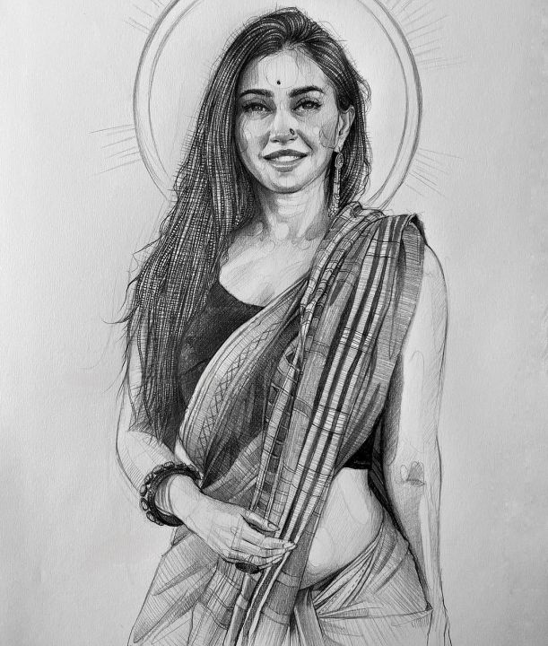 Order Portrait Sketch/Painting Online Turn any Photo Into 100% Handmade sketch