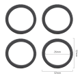 Road High Grip Rubber Tyres for 1/18 Scale Ldrc Rc Model Car, Essential Rc Accessories. 