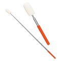 2pcs Telescoping Sponge Stick for Pottery, Retractable Ceramic Mud Tools Clay Sponge on A Stick with Handle. 