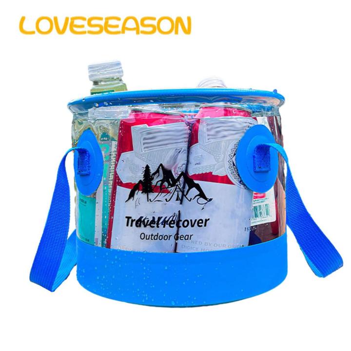Space-saving Folding Bucket for Travel 10l Outdoor Folding Bucket ...
