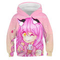 Anime hoodie Aphmau merch hoodies for kids girls kawaii cartoon sweatshirts teenagers 3D print pullovers children clothes Spring. 