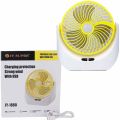 Joy Super, - AC/DC JY-1880 Professional Rechargeable fan lithium rechargeable mini table fan with LED light Oscillating Angle 45 Degrees. 
