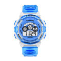 (New)Kid Boy LED Round Dial Alarm topwatch Week Waterproof Digital Writ Watch. 