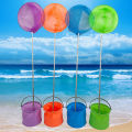 Toys Balls Stainless steel telescopic fishing nets, fishing nets, children's nets, full sets of insect nets, beach toys, buckets, water toys. 