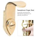 Saxophone Finger Rest,Metal Thumb Rest Brass Saxophone Thumb Hook Rest Support for Saxophone. 