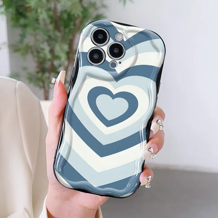 Jizetin%20for%20Infinix%20Hot%209%20/%20X655C%20Back%20Cover%20Colorful%20Love%20Cream%20Wavy%20Edge%20Soft%20Silicone%20Phone%20Case%20-%20Image%206