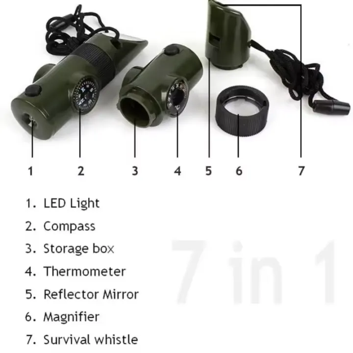 7-in-1%20Emergency%20Survival%20Whistle%20Compass%20Multifunction%20Tool%20Magnifier%20Flashlight%20Storage%20Container%20Thermometer%20for%20Camping%20Hiking%20-%20Image%203