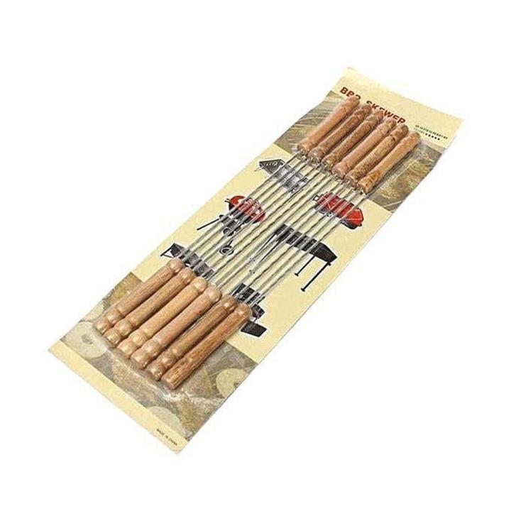 12 Pieces Barbecue Grill Sticks Set