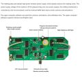 Dual Spherical Rotating LED Kit Color Clock Display Remote Control Microcontroller DIY Electronic with Downloader Easy to Use.
