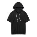 2022 Summer Men tshirt Casual Solid Loose Hooded Tops Tees Shirts Male New Sportswear Hoodie Short Sleeve Mens T-shirt Clothing. 