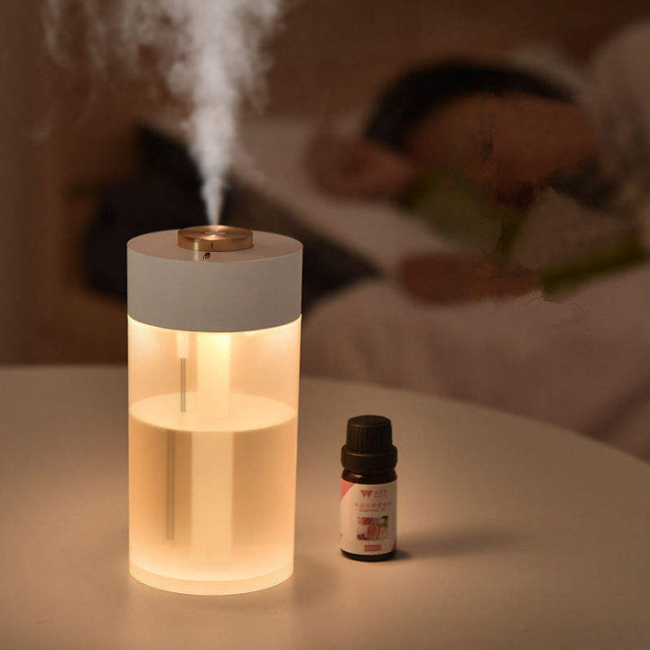 Portable Car Humidifier with LED Lights Creative Gift Moisturizer Mini Aroma Diffuser Humidifier Desktop Office Home Spray 350ml