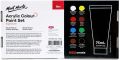 Mont Marte Signature Acrylic Paint Set –8 Colors x 75ml Tubes. 