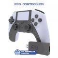 For PS5 Controller Precise Control Wifi Gamepad for PlayStation 5 PC Gamepad Vibration Seamless Connection with 2.4G Adapter. 