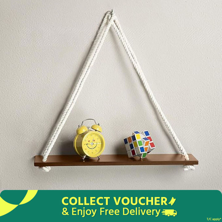 Home Décor Wall hanging Shelf Floating Hook Wall Hanger Home Decor Wall Decoration Items