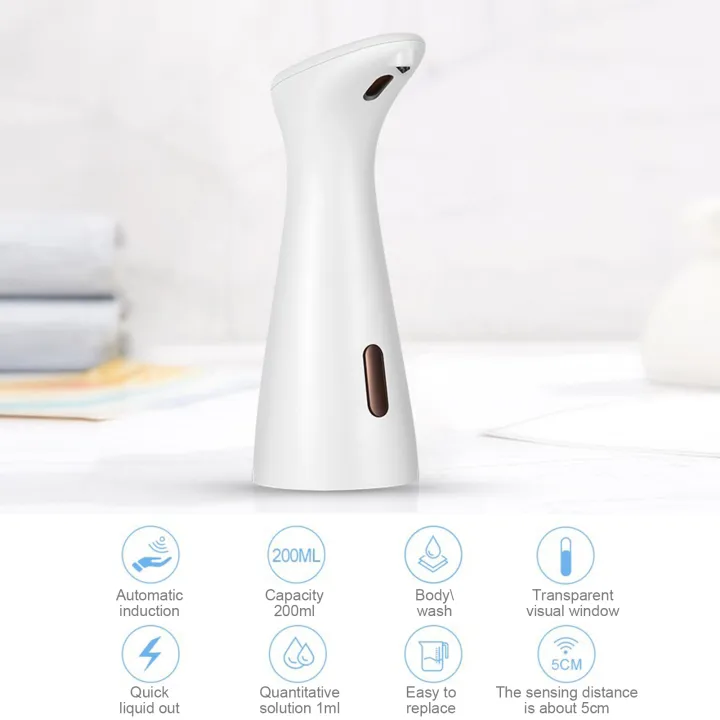 200ml%20Automatic%20Foam%20Soap%20Dispenser%20Infrared%20Motion%20Sensor%20liquid%20Soap%20Dispenser%20Hand%20Cleanser%20Washroom%20for%20Kitchen%20Bathroom%20Restroom%20Hotel%20-%20Image%207