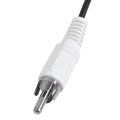 2Pcs 3.5 mm Stereo Female 2 RCA Male AV Cable Auxiliary Audio Adapter Wire. 