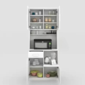 Shormi Furniture Kitchen Cabinet / Kitchen Storage Pot Racks / Kitchen Rack / Oven & Condiment Racks - Minimalistic Sophistication.