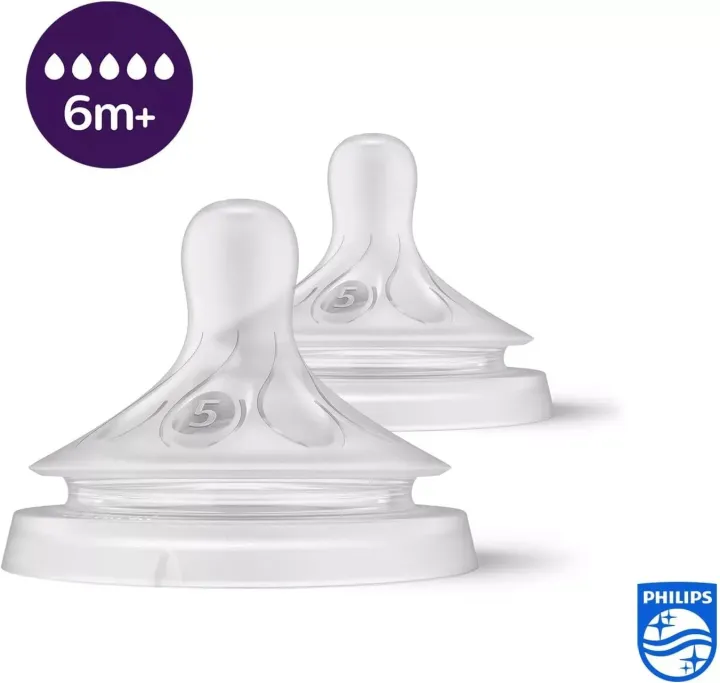 Philips%20Avent%20Natural%20Response%20Teat%206+%20months,%20Flow%205,%202%20pieces%20INDONESIA%20-%20Image%205