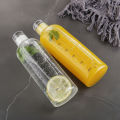 Premium Glass Water Bottle with Protector Cover - 500ml/750ml/1000ml. 