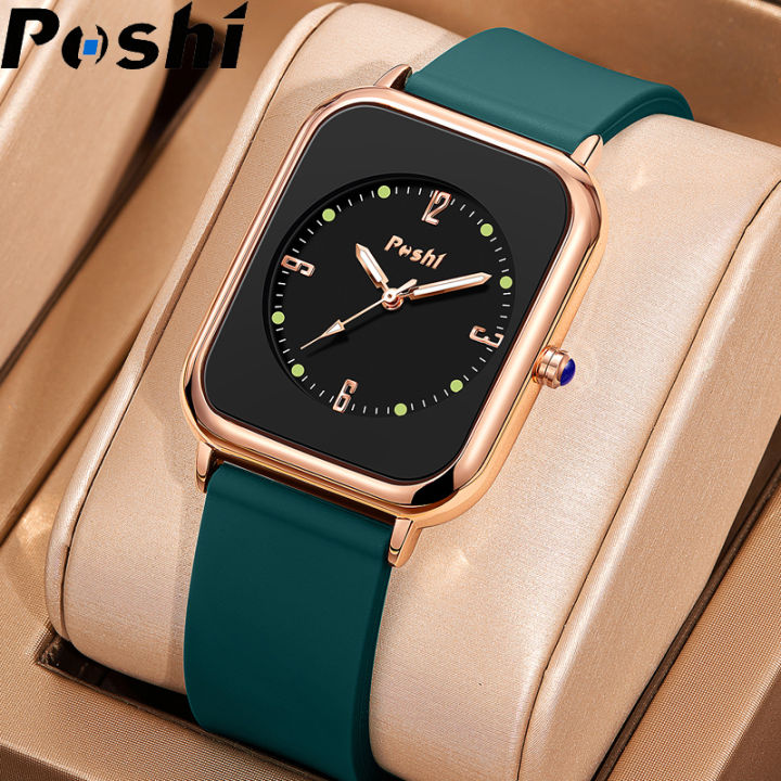 POSHI%20New%20Women%20Fashion%20Watches%20Luxury%20Brand%20Quartz%20Waterproof%20Watch%20Black%20Silicone%20Simple%20Elegant%20Ladies%20Watch%20-%20Image%203