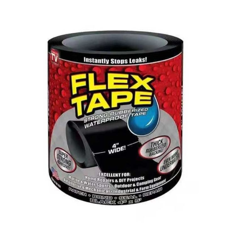 Flex%20Tape%20Strong%20Rubberized%20Waterproof%20Tape%20Super%20Strong%20Leaking%20Water%20Pipe%20Repair%20Tape%20%7C%20Flex%20Tape%20Water-Resistant%20Belt-%204%20Inches*5Feet%20-%20Image%202