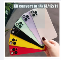 Phone Case for iPhone XR Convert to iPhone 13 or iPhone 14/12/11, Back Film Casing with Camera Protector Cover Sticker. 