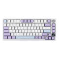 Ajazz AK820 Pro 75% Gasket-mounted Bluetooth 5.1/2.4G Wireless/Type-C Wired Mechanical Keyboard with TFT Screen for Mac/Win. 