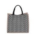 Summer Tote bags Trendy Top handle Flower print Burlap tote bags Eco-friendly Portable Linen tote bags for Shopping Travel Picnic Daily use Fashion accessory. 