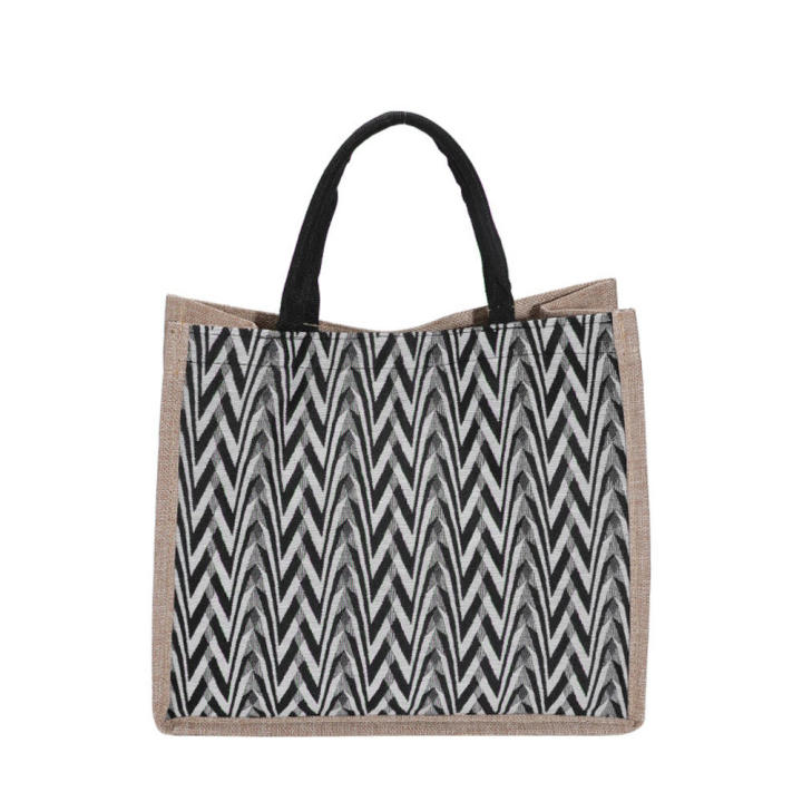 Summer%20Tote%20bags%20Trendy%20Top%20handle%20Flower%20print%20Burlap%20tote%20bags%20Eco-friendly%20Portable%20Linen%20tote%20bags%20for%20Shopping%20Travel%20Picnic%20Daily%20use%20Fashion%20accessory%20-%20Image%208
