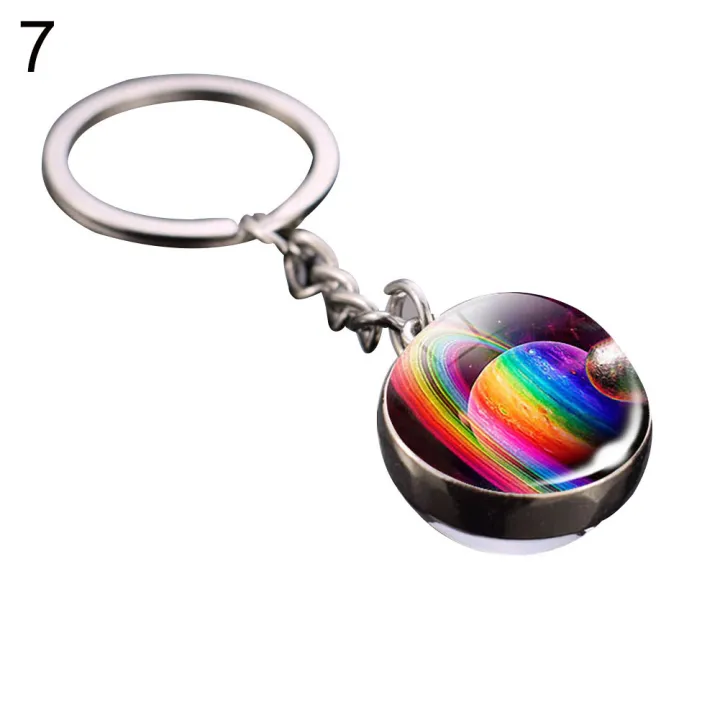 Planet%20Moon%20Earth%20Sun%20Glass%20Ball%20Pendant%20Car%20Key%20Chain%20Keyring%20Bag%20Hanging%20Decor%20-%20Image%202