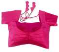 Hotpink  Color Semi Backless Blouse For Women. 