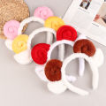 Cute Sheep Horn Plush Headband Lovely Plush Hair Band For Girls Hair Accessories ANLAN. 