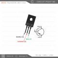 10 Pcs - BD139 NPN Power Transistor - 80V 1.5A 12.5W TO-126 | General-Purpose Electronic Component. 
