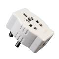 Multi Plug 13 Amp 3pin Flat - White. 
