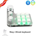 Numpad Bluetooth RGB Keyboard USB Custom Mechanical Keyboard Programming Copy Paste Photoshop Gaming Knob Hotswap Keypad. 