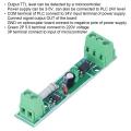 Opto Isolator Module, Optocoupler Isolation Board 220V 1 Channel for Current Conversion.