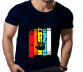 MEN'S COTTON T-SHIRT ASHES FIVE COLOR. 