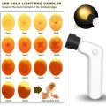 Egg Candler Tester Rechargeable Wireless Cool Light Incubator Candling Lamp with Two Soft Head Fit for All Eggs Type.