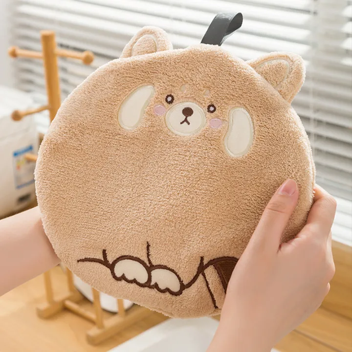 Kawaii%20Rabbit%20Shape%20Hand%20Towel%20Hanging%20Towels%20Cartoon%20Animal%20Absorbent%20Children's%20Hand%20Towels%20for%20Bathroom%20Kitchen%20Cleaning%20Rags%20-%20Image%203