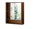 High Quality Multipurpose Mirror with Cabinet Shelf | Engineered Wooden Mirror Shelve for Bathroom, Dining & Living Room.