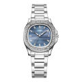 Sinobi Women's Watch Women's High Beauty Nautilus Waterproof Square Watch Retro Night Glow Steel Band Cross border Watch Women.